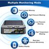 RV Tire Pressure Monitoring System -TPMS Tire Pressure Monitor With 6 Sensors,M12-3 TPMS Solar Charge & USB Color LCD Display, 0-9.9BAR/144PSI Range,