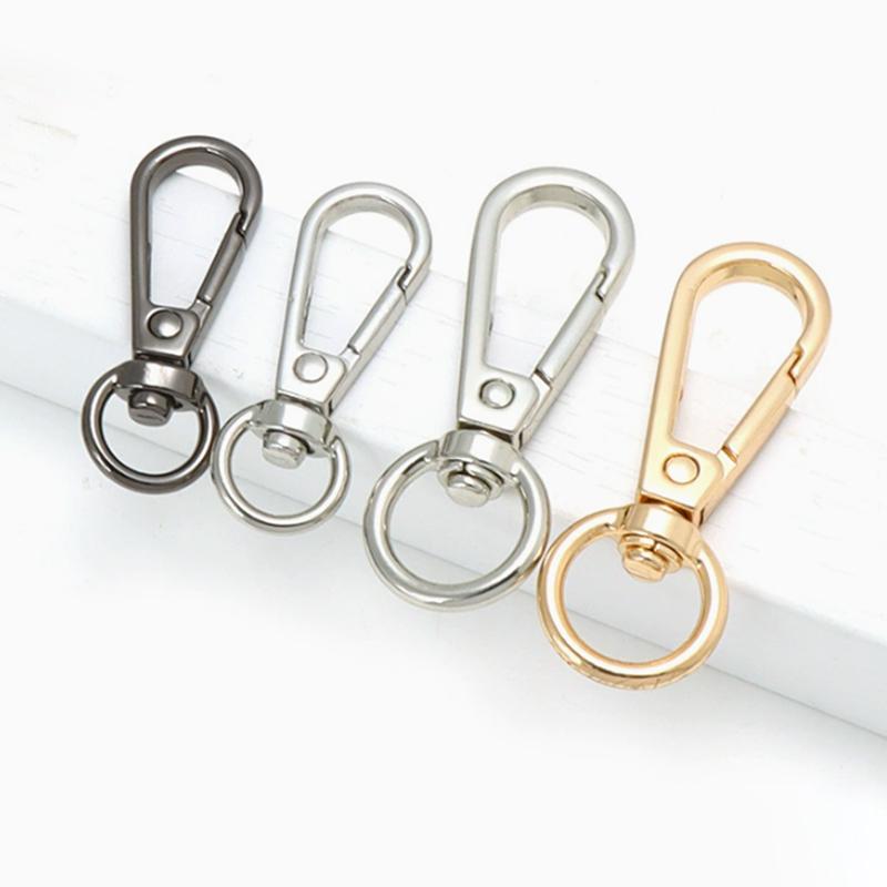 10Pcs Zinc Alloy Swivel Snap Hooks With Heavy Duty Rust Proof Structure For Diy Bag Making Keychain Lanyard Crafting Projects