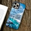 Pristine Snowy Landscapes  Phone Case For iPhone 17,16,15,14,13,12,11 Plus,Pro Max,XS,Colorful Silver Phone case Funda Cover