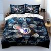 Chelsea FC Bedding Set Bedding Duvet Cover Set Duvet Cover Pillowcases  (1 * Duvet Cover 2 * Pillowcases, without duvet insert)