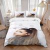3Pcs Heartful Ariana Grande Bedding Sets For All Sizes New 3D Printed Bed Cover Comforter Duvet Cover Pillowcase Bedroom Decoration