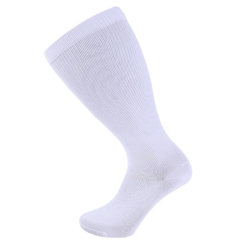 Plus Size 2XL-7XL 20-30 mmHg Compression Socks for Women Men Wide Calf Extra Large Knee High Flight Sock for Circulation Support