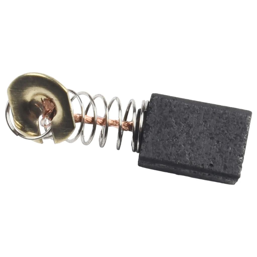 60Pcs 10 Sizes Carbon Brushes Electric Motor Carbon Brushes Replacement Power Tool For Hammer Drills Circular Saws Angle 2035