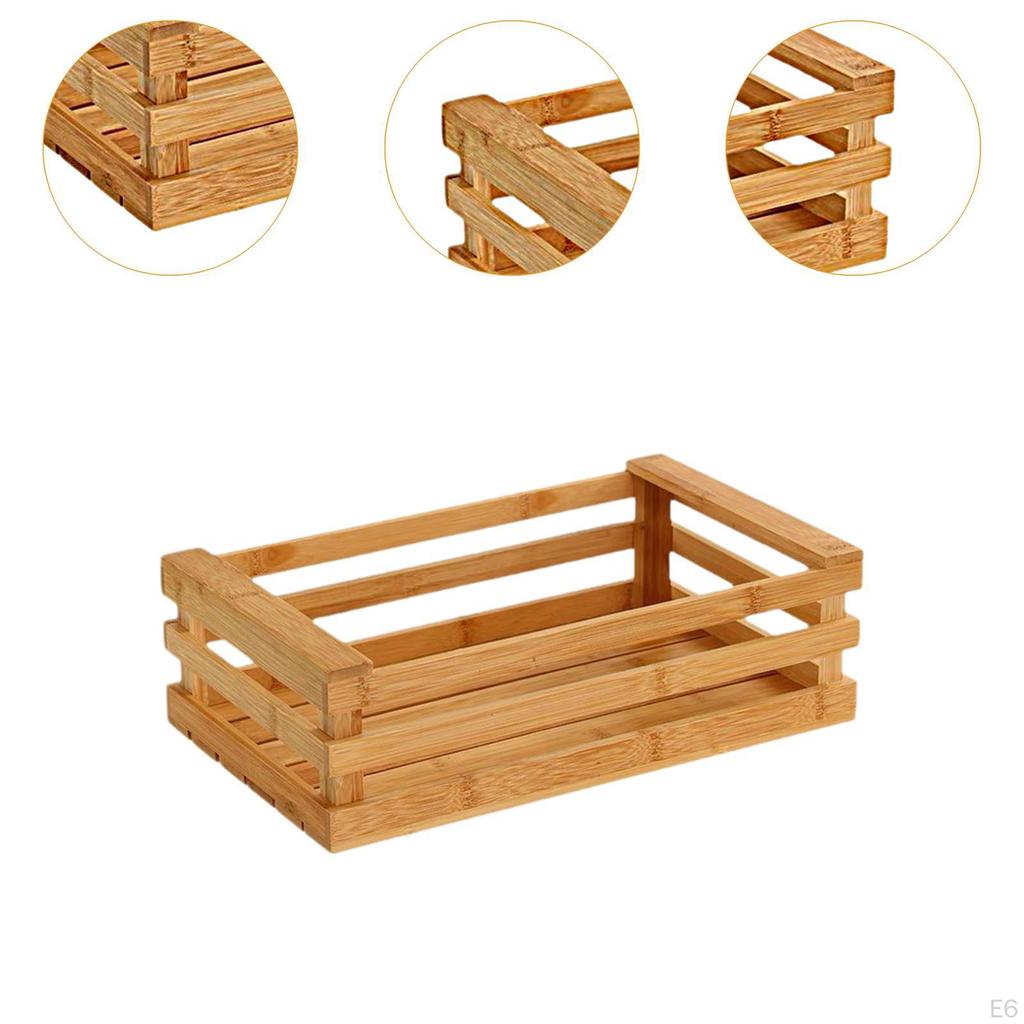 Nesting Storage Box Wooden Crate for Home And Office Use