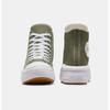 Converse Lightweight High Top Canvas Sneakers Platform Khaki A08295c