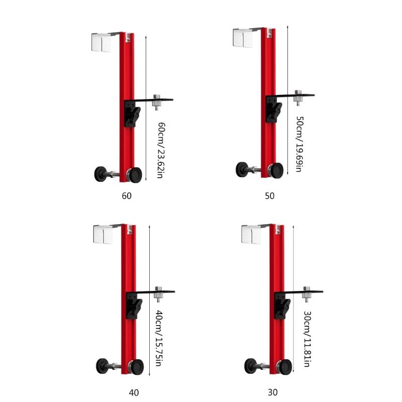 Wall Mount Level Bracket Adjustable High Precise Aluminum Alloy Suitable for Home Renovations and Construction Projects