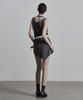 Jenyujeu Layers Cross Asymmetrical Half Sleeveless - Charcoal