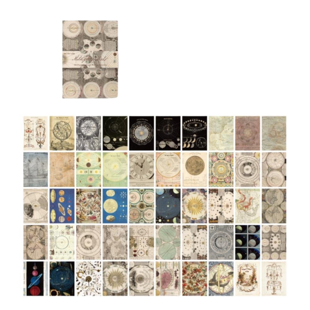100pcs 8 Styles Background Paper DIY Scrapbooking Memo Pad Message Material Paper Journal Supplies 4