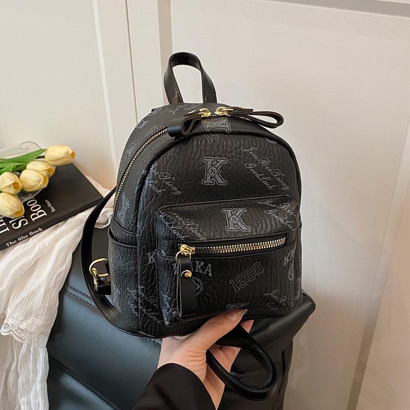Schoolbag Mini Small Backpack Women's 1011 New Large Capacity Backpack Student School Bag Backpack Single Shoulder Women's Bag Wholesale