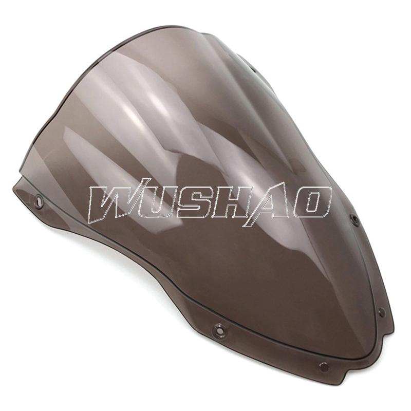 Motorcycle Double Bubble Windshield WindScreen Screen For 2016 2017 2018     Kawasaki Ninja ZX10R ZX-10R ZX 10R