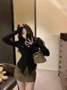Women's Irregular Bodycon Knit Sweater - 2025 Spring/Autumn Long Sleeve Top