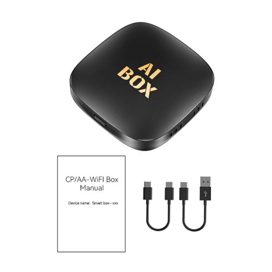 Bezdrátový adaptér pro Android Auto Převádí kabelové připojení na bezdrátové pro Carplay Podporuje Netflix