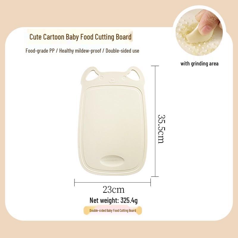 2-in-1 German Kitchen Knife & Cutting Board Set for Baby Food