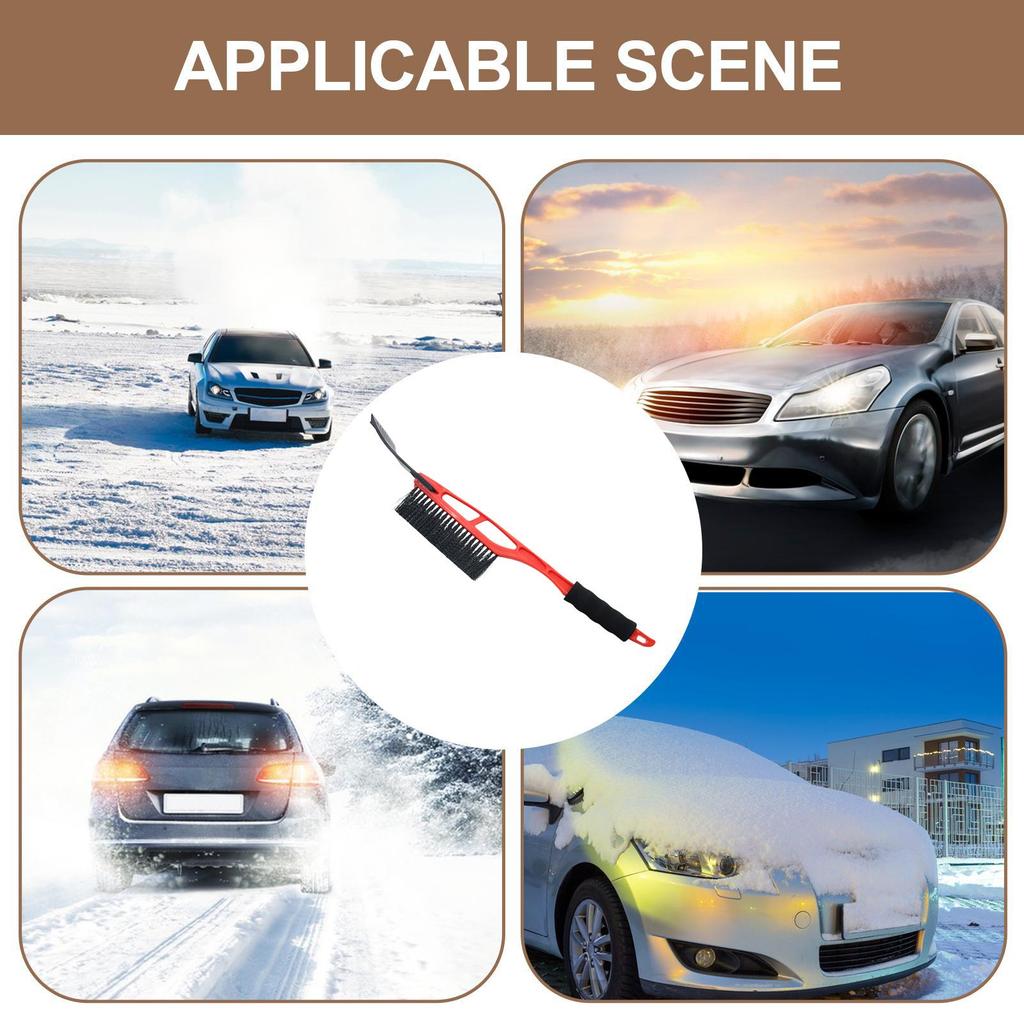 Ice Scraper Auto Glass Snow Shovel Ergonomic Defrost Ice Scraper For Winter Floor Window Driveway Patio Balcony Kitchen Outdoor