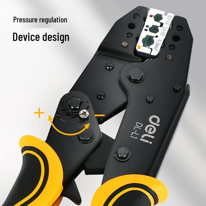 Deli Multi-functional Ratchet Terminal Crimping Pliers