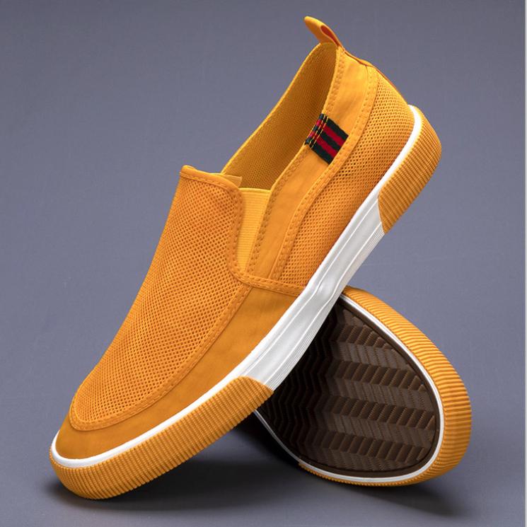 Fashion Quality Men Slip-on Shoes 2024 New Men's Casual Shoes Outdoor Sports Breathable Anti-odor Soft Male Loafers