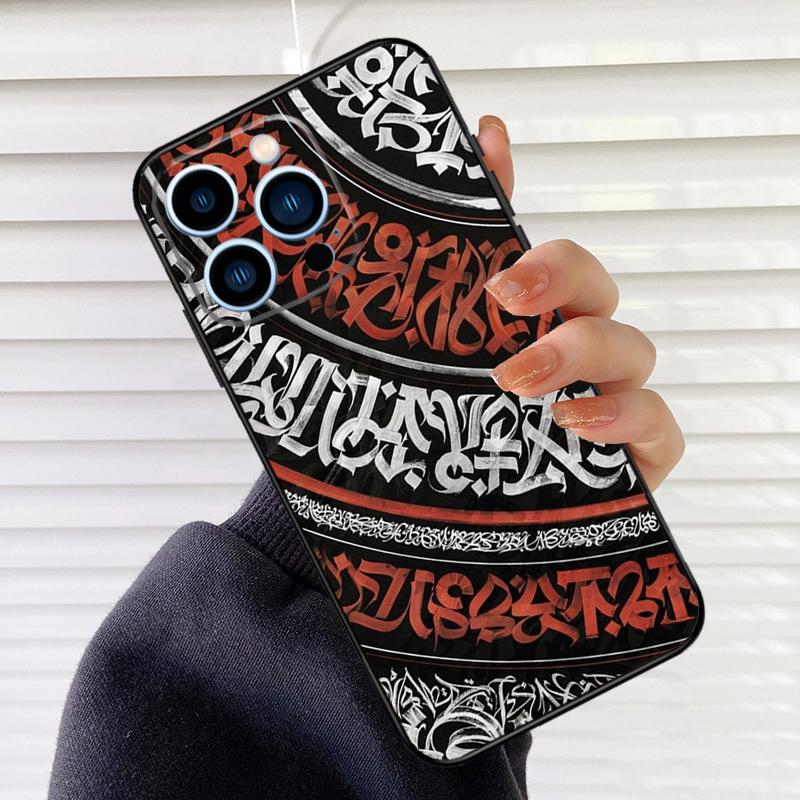 Pokras Lampas Art Graffiti Phone Case For iPhone 17 16 15 13 11 12 14 Pro Max mini 15 16 Plus 16e 17 Air Cover Fundas
