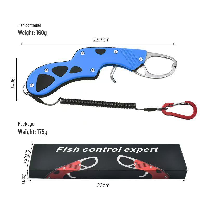 Portable Stainless Steel Fish Gripper Tool with Non-slip Pliers