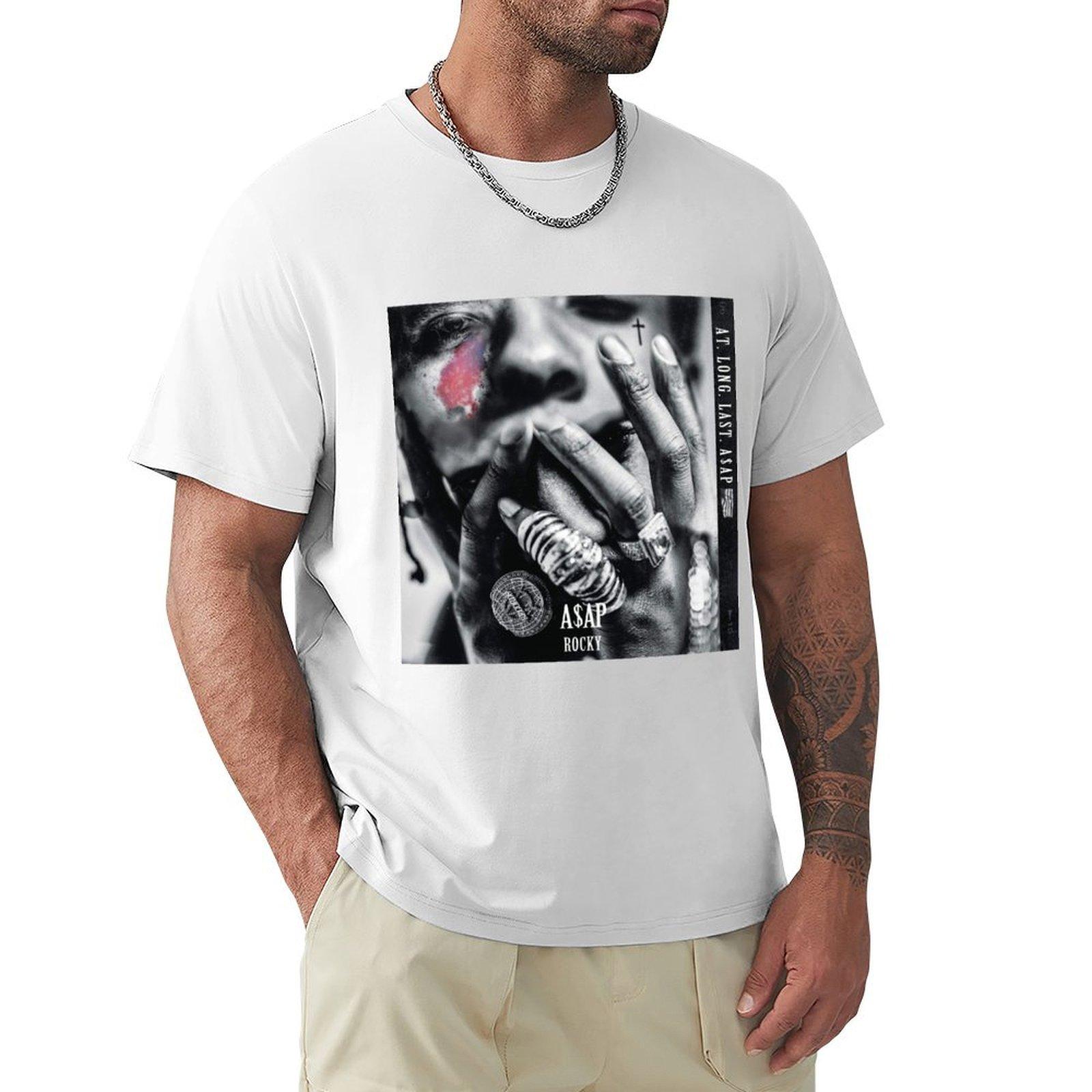 AT LONG LAST cover TShirt vintage clothes summer tops custom tshirts mens graphic tshirts hip hop S