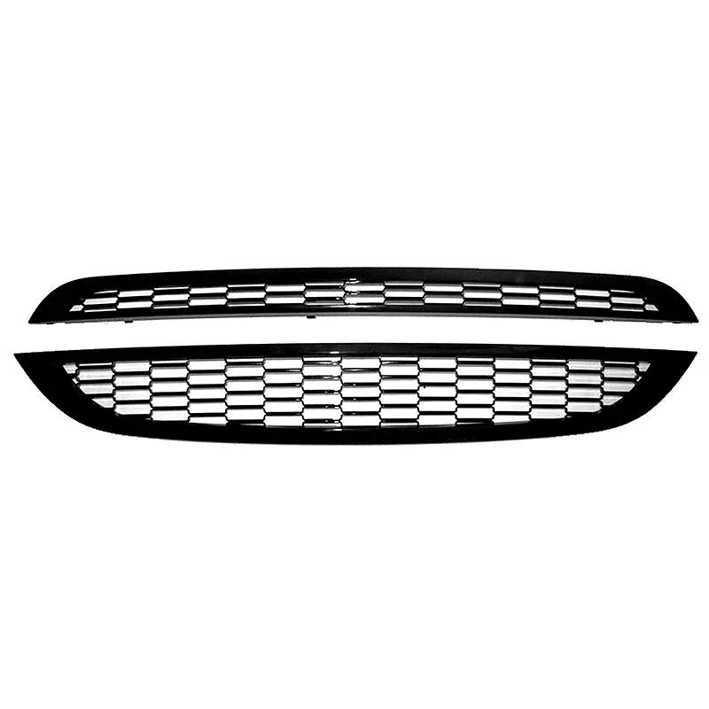 

Аксессуары для модификации автомобиля, сетчатая передняя решетка, гоночный черный бампер, решетка радиатора, подходит для BMW NIMI R50 R52 R53 2002-2006