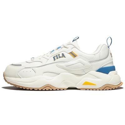 Rayflide Fabric Cushioning, Wear Resistant Low Top Casual Shoes Unisex White Blue Yellow Korean Style 1RM02120E_138