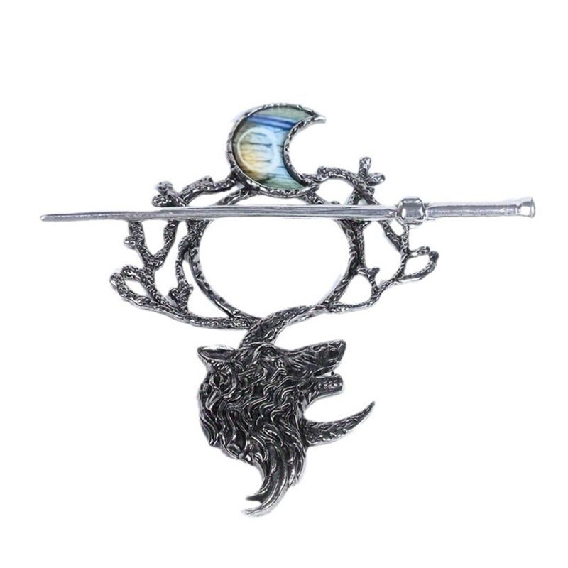 Vintage Butterfly Hair Claw Decoration For Women Inspire By Culture With Silver Plating and Crescent Shape Daily Use