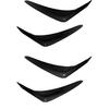Headlight Eyebrow Trim For Toyota Prado 150 2014 2015 2016 2017 Front Lamp Brow Molding Strip Chrome Styling Car Exterior Parts