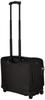 Ace Gene "Flexroof 2" Business Trolley, Handgepäck-Koffer mit Stopper und leisen Rollen, für 2-3 Tage, 43 cm, Schwarz, Abmessungen: H30 x B19 x T8 cm