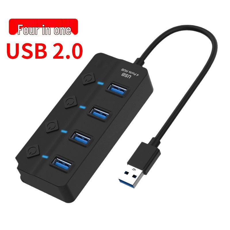 Driver-Free 7-Port USB 3.0 Hub with Individual Switches