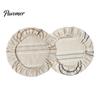 Natural Linen Food Covers for Fruits And Vegetables Sourdough Jars Covers, Reusable Elastic Bowl Retro Striped Eco Conscious Preservation Supplies