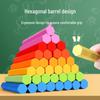 Jinzhi Dustless Colored Chalk Set