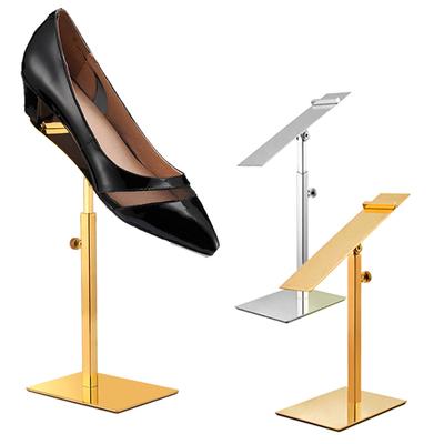 Woman Shoes Display Stand Anti Slip Durable Men Leather Shoe Shelf For Desktop Shop Shoes Display Stand Shoe Riser Adjustable