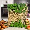 100pcs Tropical Cocktail Picks Sticks, Cocktail Picks, Party Decoration Toothpicks, Fruit Appetizer Food Drinks Picks Sticks