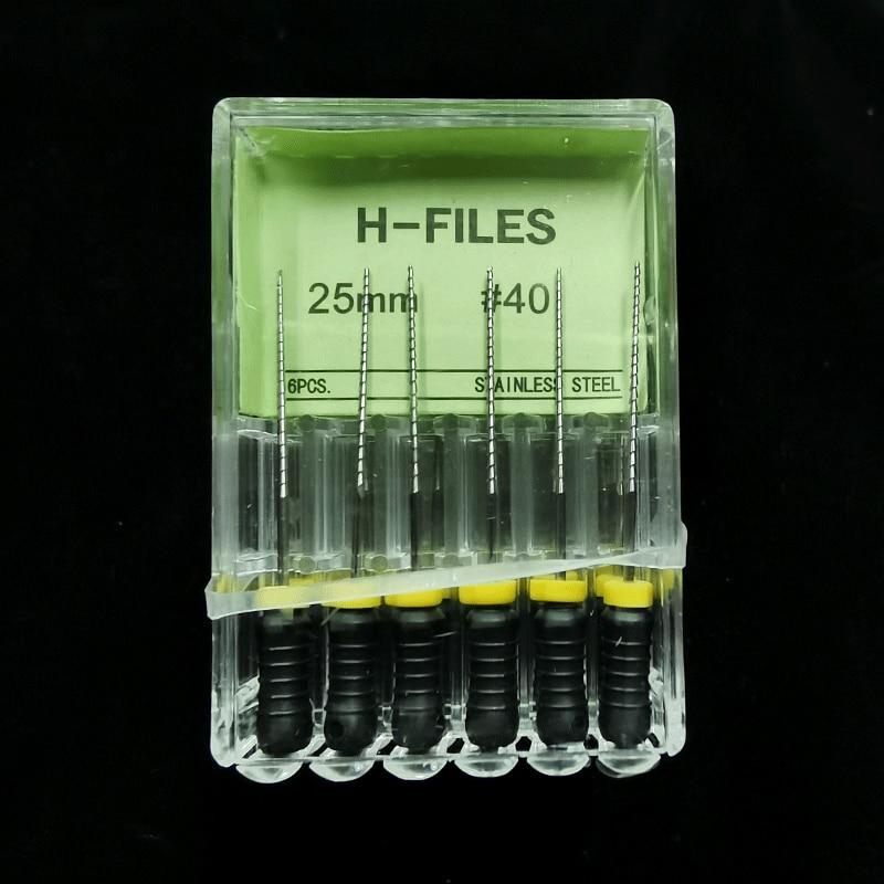Outils dentaires, Cannal radiculaire, lime Endo H, 25mm, K, Instruments endodontiques en acier inoxydable, dentiste, dentisterie, Odontologia