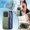 Busienss Luxury Card Wallet Bracket Case For Xiaomi Poco M8 Pro M7 X8 X7 Pro Redmi Note 15 Pro Plus 5G Shockproof Protect Cover