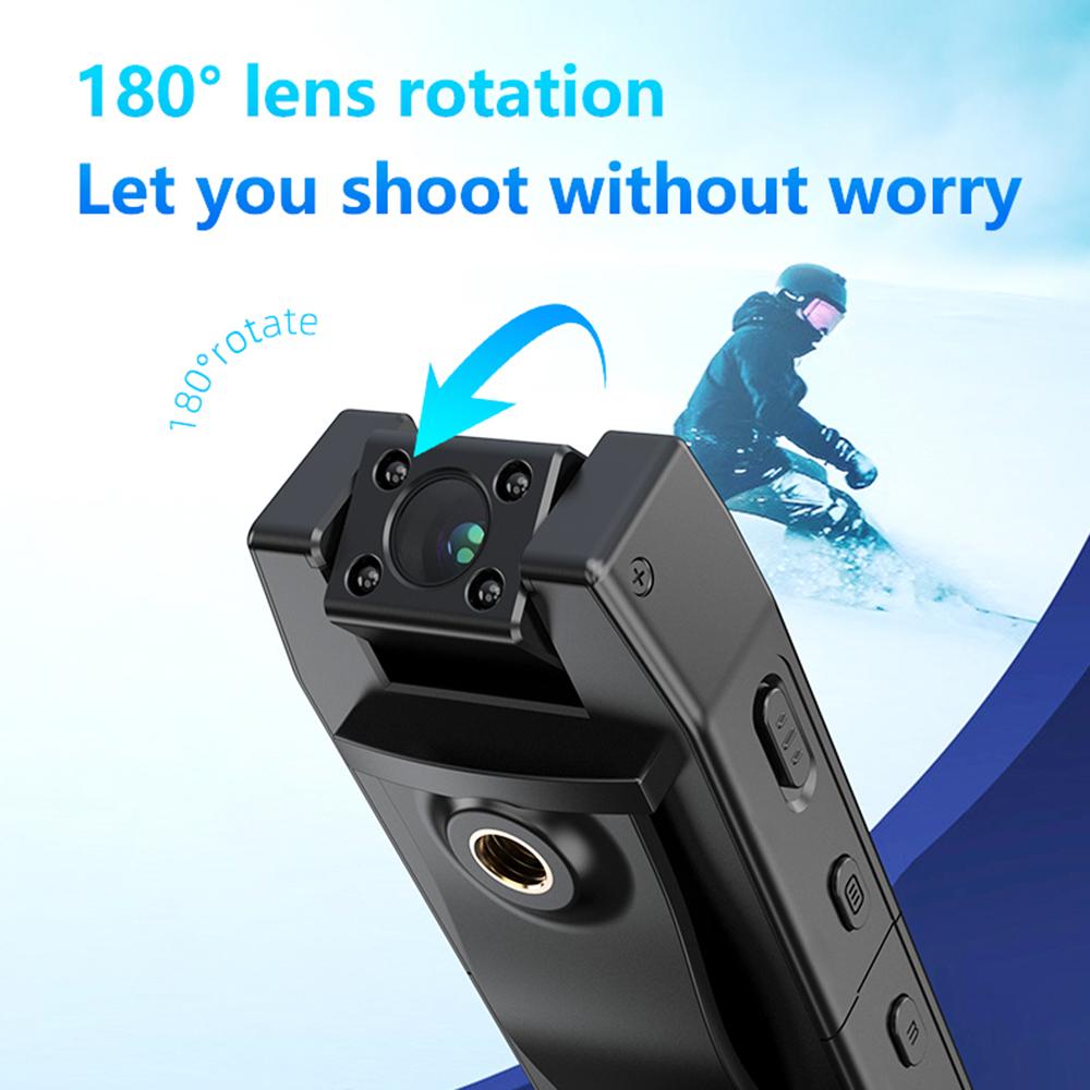 1080P Digital Law Enforcement Recorder, High-Definition Night Vision Action Video, Small Portable Duty Camera