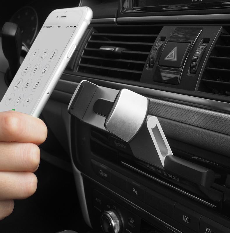 CD Slot Luminous Stone Car Phone Holder