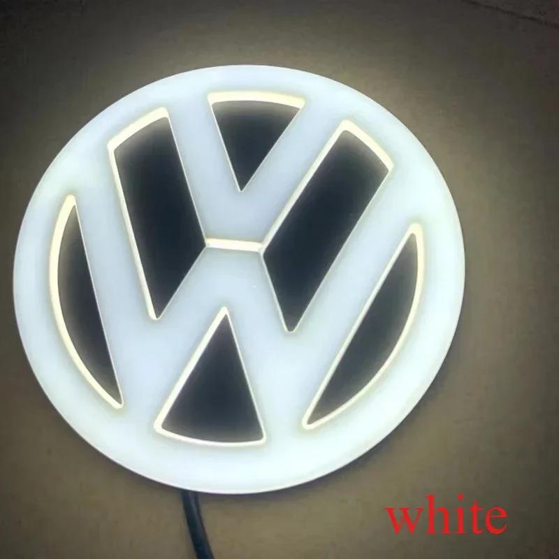 Neu Für VW VOLKSWAGEN Neue Embleme 4D LED für Volkswagen Logo-Licht Front- und Heck-Logo-Aufkleber geeignet für Tiguan/Pa
