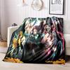 Japanese manga artist Koyoharu Gotouge's Demon Slayer blanket Soft and portable four season home bed,  office travel, lunch break, warm blanket K24