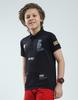 Monte Carlo Boys's Regular Fit Printed Polo Half Sleeve T-Shirt