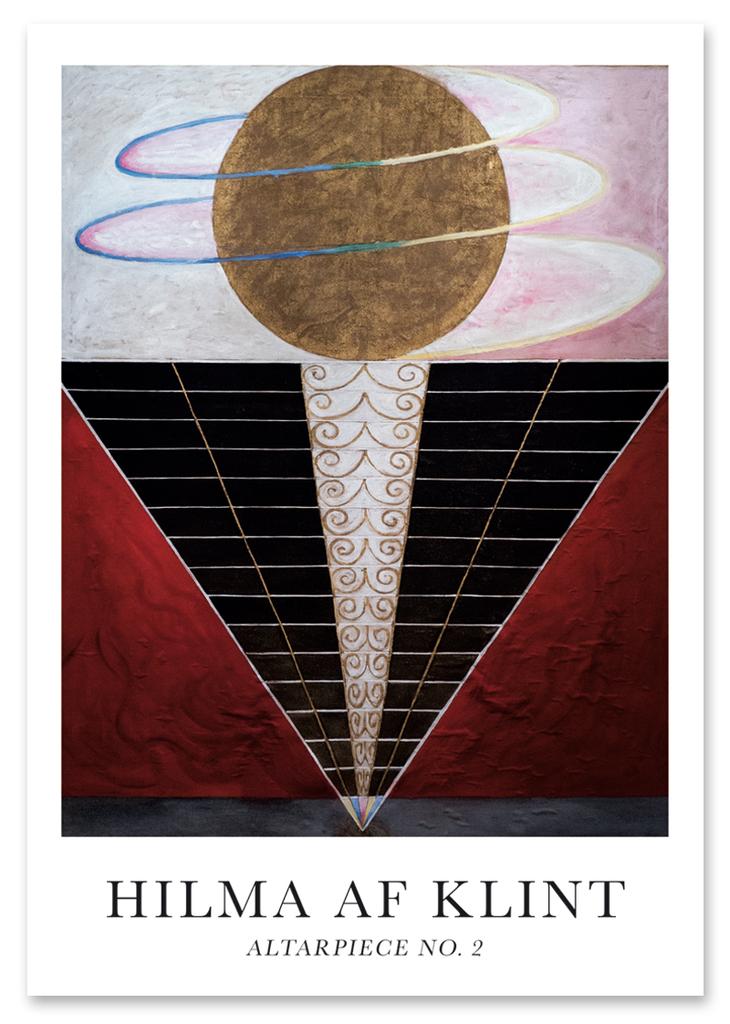Plakat Hilma af Klint altarpiece