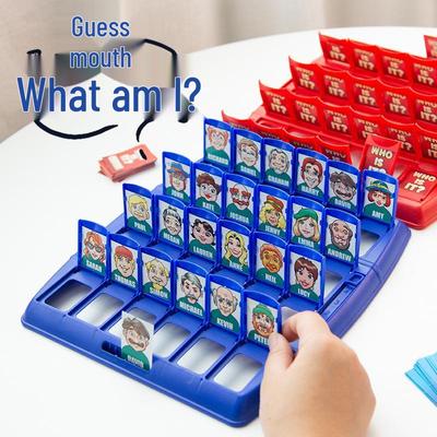 Přeshraniční Kdo je kdo: Vzdělávací logická a rozumová hra pro děti - Stolní hra pro interakci rodič-dítě