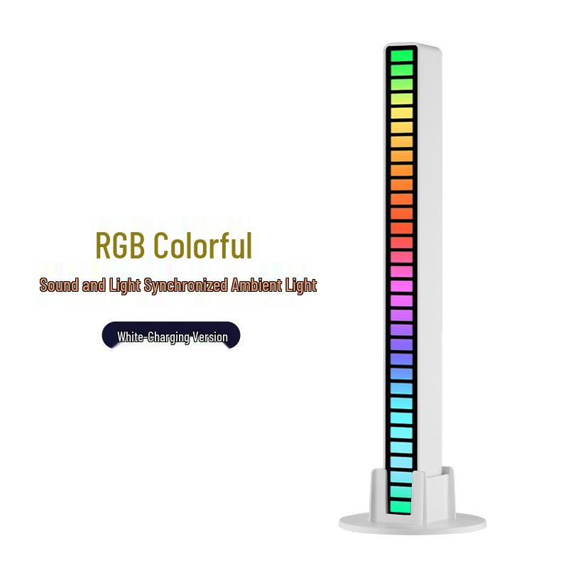 RGB Sound-Sync Rhythm Light: Trendy Colorful Music Atmosphere LED for Car or Desk with Sound Sensor