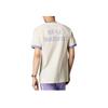 Adidas Originals Logo Striped Round Neck Slim Fit Short Sleeve Raglan American Vintage T-Shirt Men Tops Purple IY0057