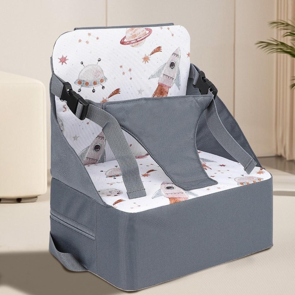Easy Clean Toddler Dining Chair Cushion Foldable Anti-Slip Booster Seat Pad Travel Use