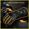 Electric Heated Gloves Men'S Tactical Motorcycle Gloves Touchscreen 3-Second Heating 3-Level Temperature Control Winter Cycling Set