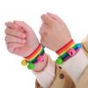 Children'S Wrist Elastic Ribbon Performance Rainbow Wrist Strap Stage Performance Wrist Bell