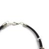 Les Trésors De Lily [J7245] - Fantazyjna bransoletka „Choréographie” czarno-srebrna