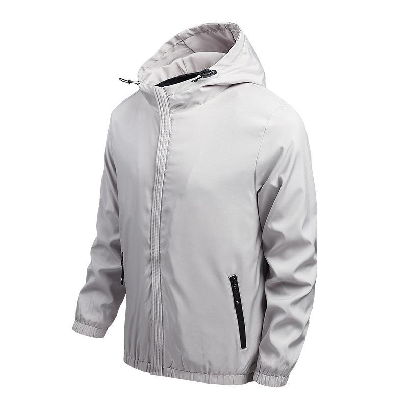 Men S Hooded Casual Outdoor Windproof Jacket