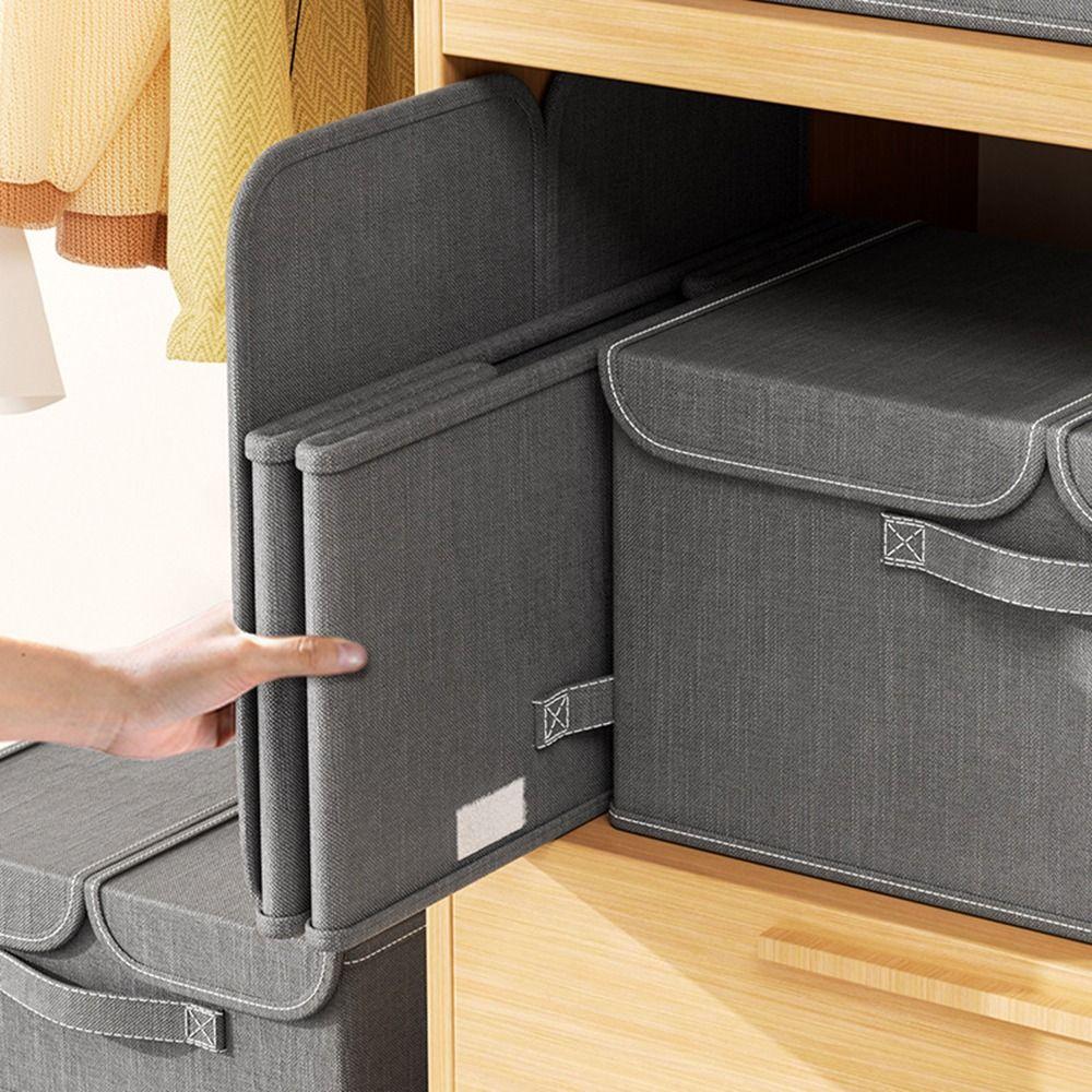Reinforced Handles Closet Storage Container Foldable Toy Storage Organizer  Home Supplies